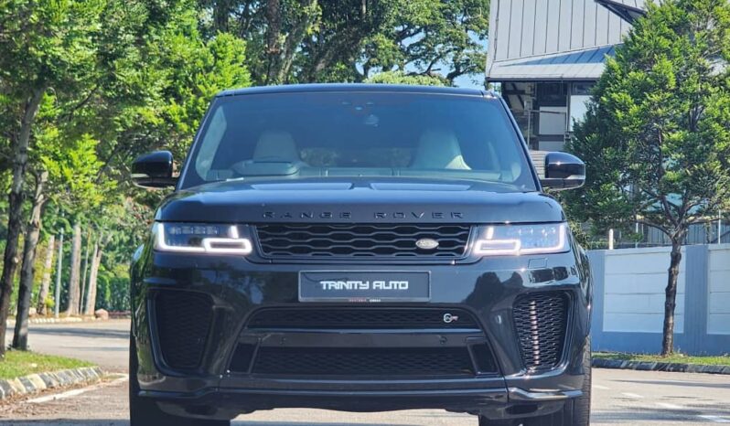 2019 Registered in 2021 LAND ROVER RANGE ROVER SPORT SVR 5.0 V8 SUPERCHARGED 8 SPEED (A) Top Range Model, New Facelift High Spec Version ! 1 Owner Must Buy! full