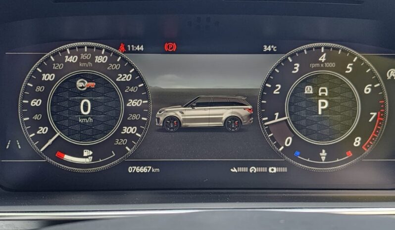 2019 Registered in 2021 LAND ROVER RANGE ROVER SPORT SVR 5.0 V8 SUPERCHARGED 8 SPEED (A) Top Range Model, New Facelift High Spec Version ! 1 Owner Must Buy! full