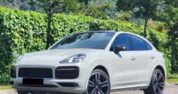 2021 Registered in 2022 PORSCHE CAYENNE COUPE 3.0 Turbo (A) 9Y3 Sport Active Coupe SAV Panoramic Roof High Spec! Crayon / Chalk Colour